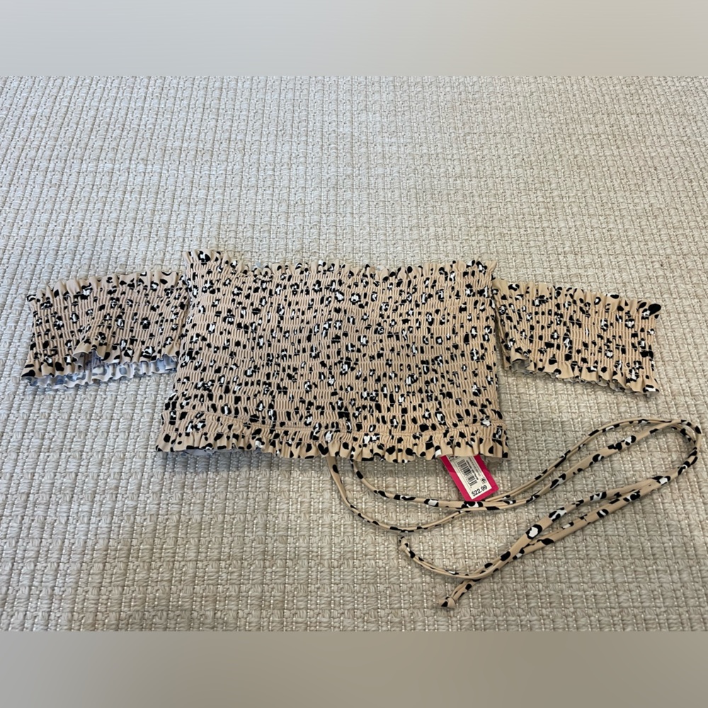 Target Xhilaration Animal Print Bikini Top